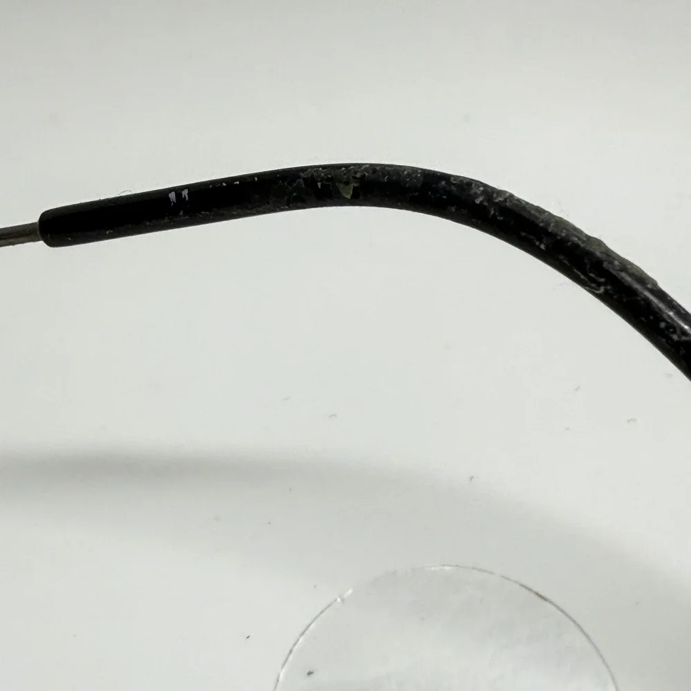 Silhouette Vintage Oval Eyeglasses Frames Silver Tone Metal Austria 22430‎